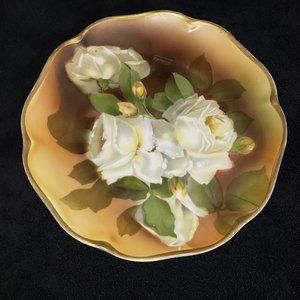 Vintage Rosenthal Hand-Painted Floral Plate